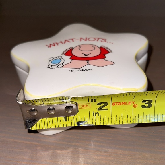 Vintage Ziggy “WHAT-NOTS” Star Shaped Ceramic Dish with Lid from Korea - Picture 9 of 10